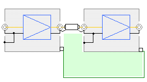 アンプを接続した際のアースループを説明する図